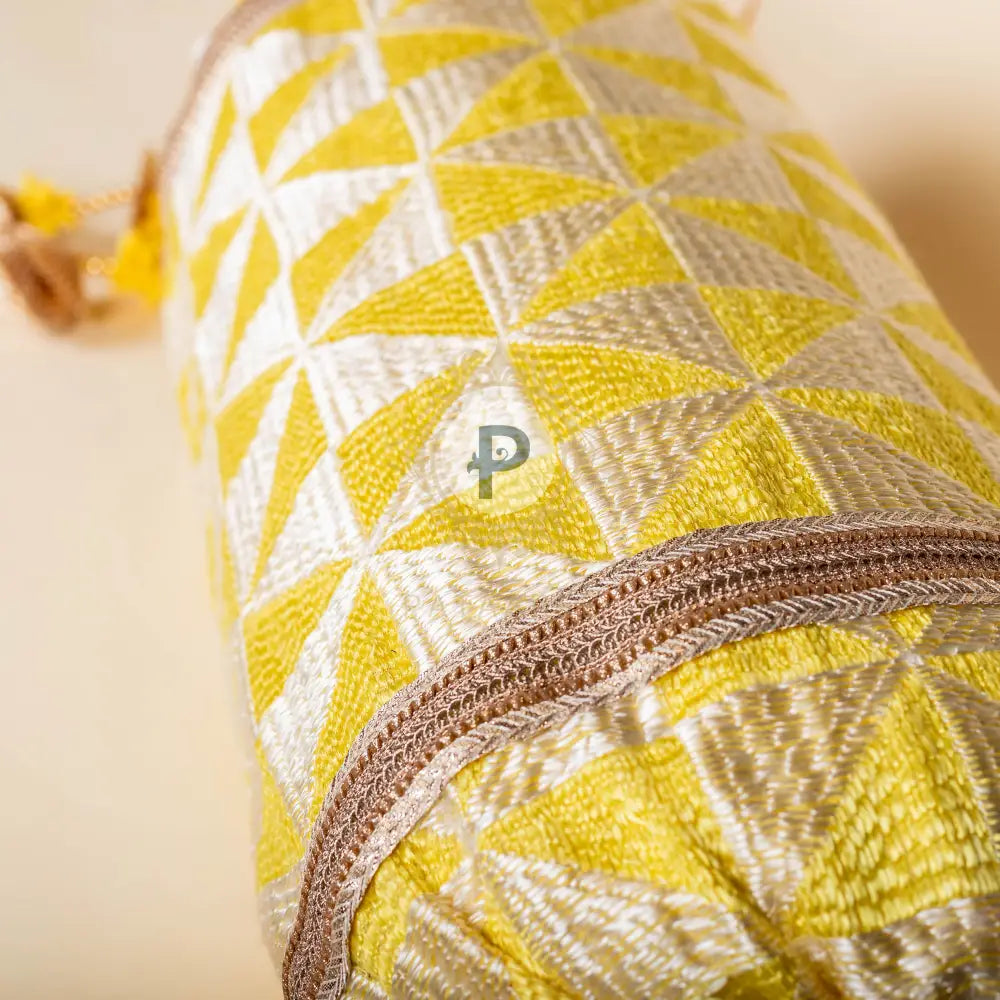 Pastel Phulkari Bolster Cover Set Cushion Set
