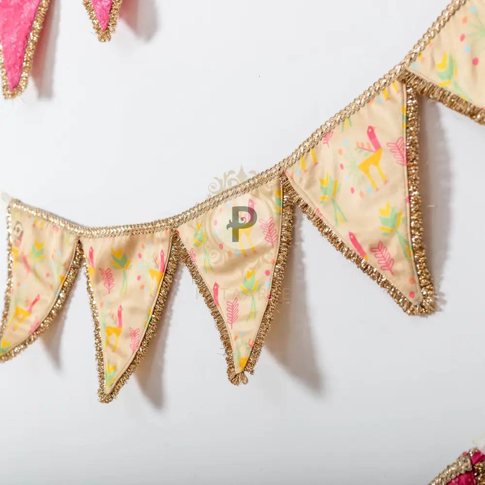 Pastel Phulkari Bunting Set Bunting Set