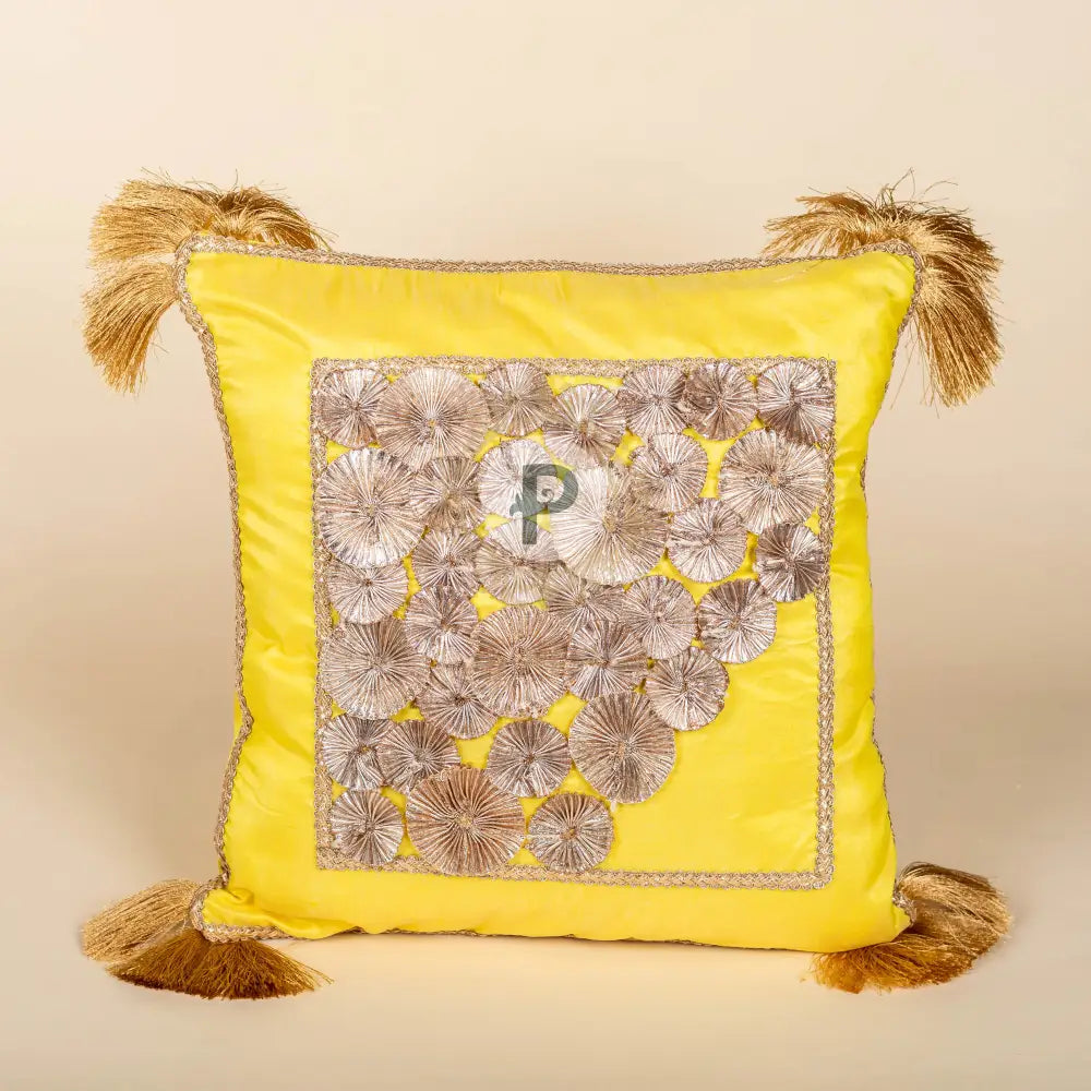 Pastel Phulkari Cushion and Bolster Cover Set Cushion Set
