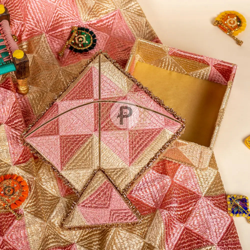 Phulkari Kite Mithai Box (1kg) Mithai Box