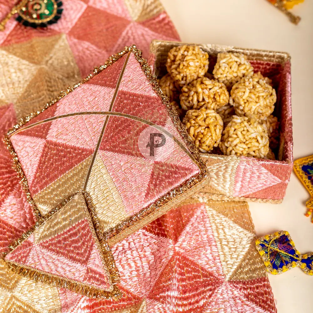 Phulkari Kite Mithai Box (Small) Mithai Box
