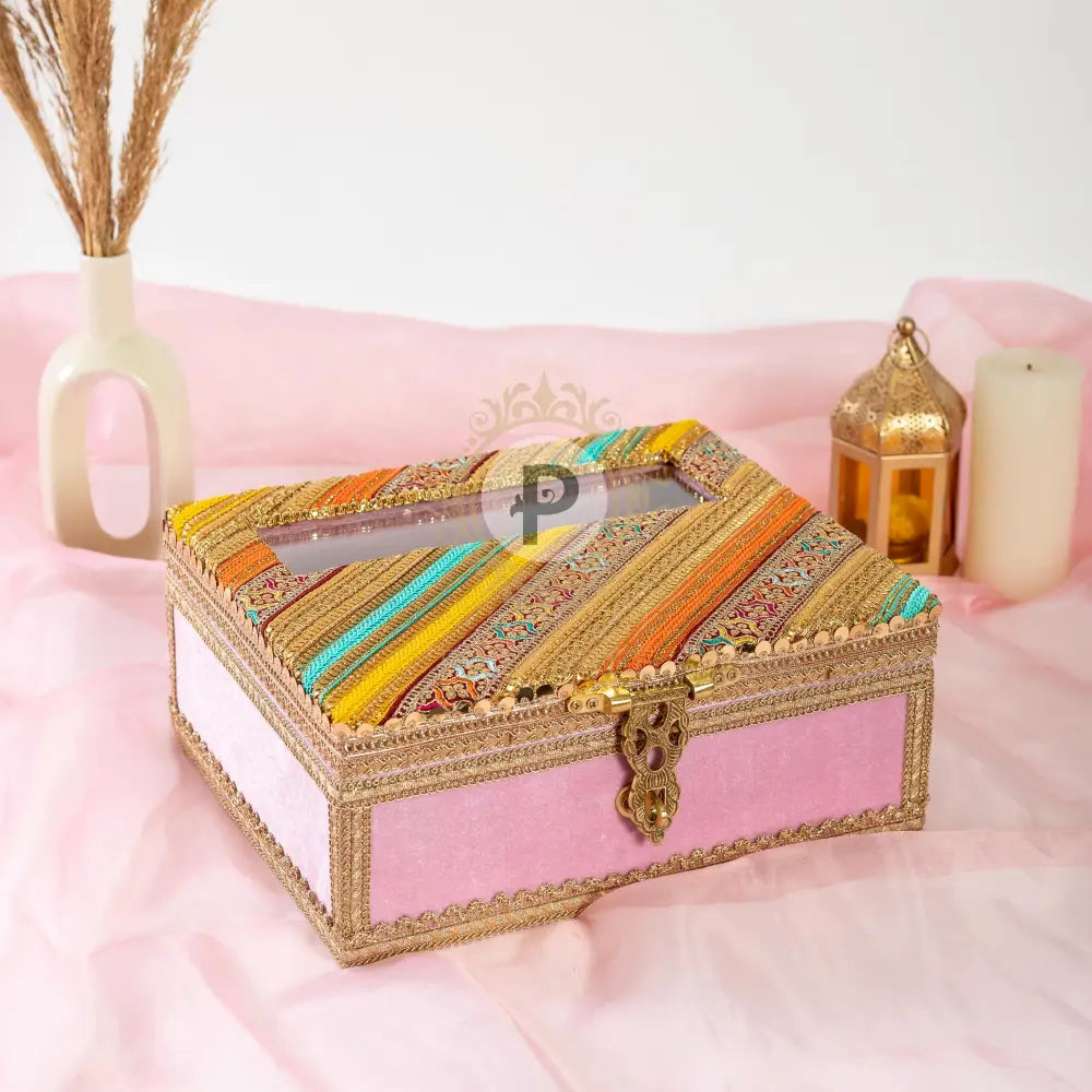 Satrangi Chura Kaleera Box Pastel Pink