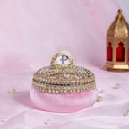 Zehra Pastel Pink Ladoo Box – Small Ladoo Box