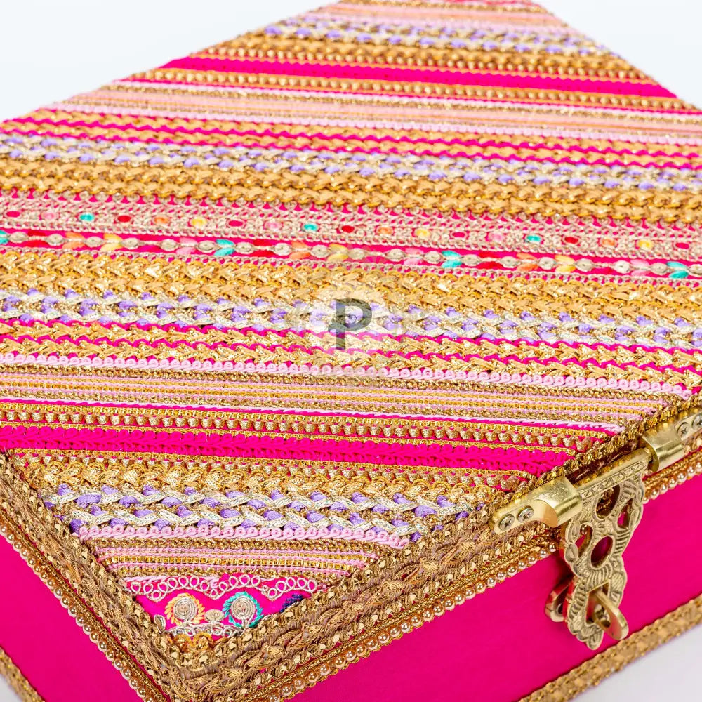 Pink Satrangi Mini Trousseau Box