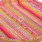 Pink Satrangi Thaal With Chura Bowl