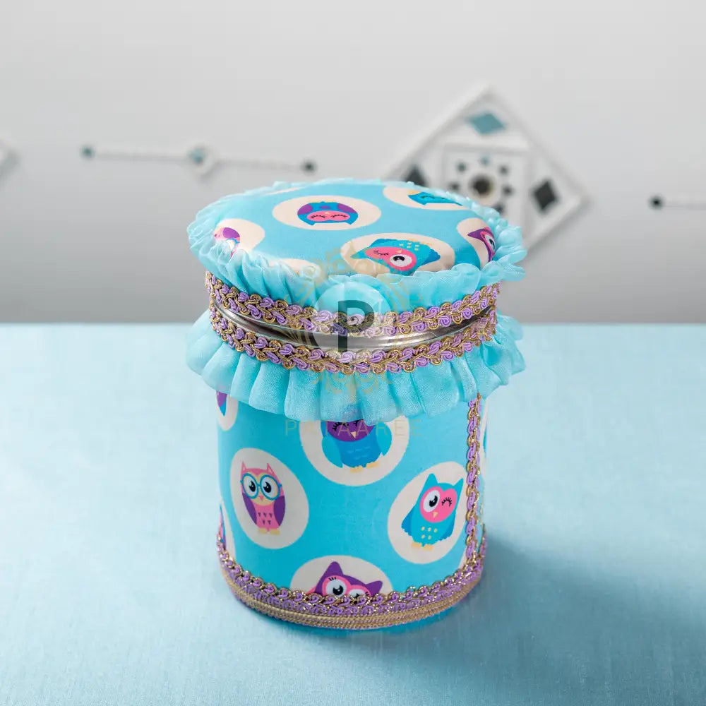 Poppet Blue Ladoo Box 1 kg (Long Shape) Ladoo Box