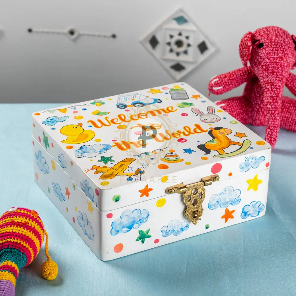 Poppet Hand Painted Toy Mini Trunk Mini Trunk