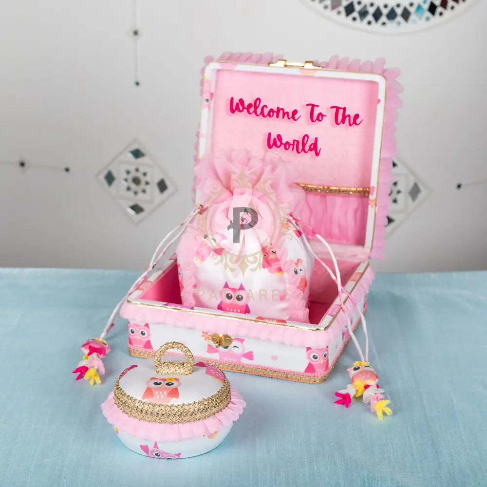 Poppet Pink Set- Double Saver Baby Gift Box