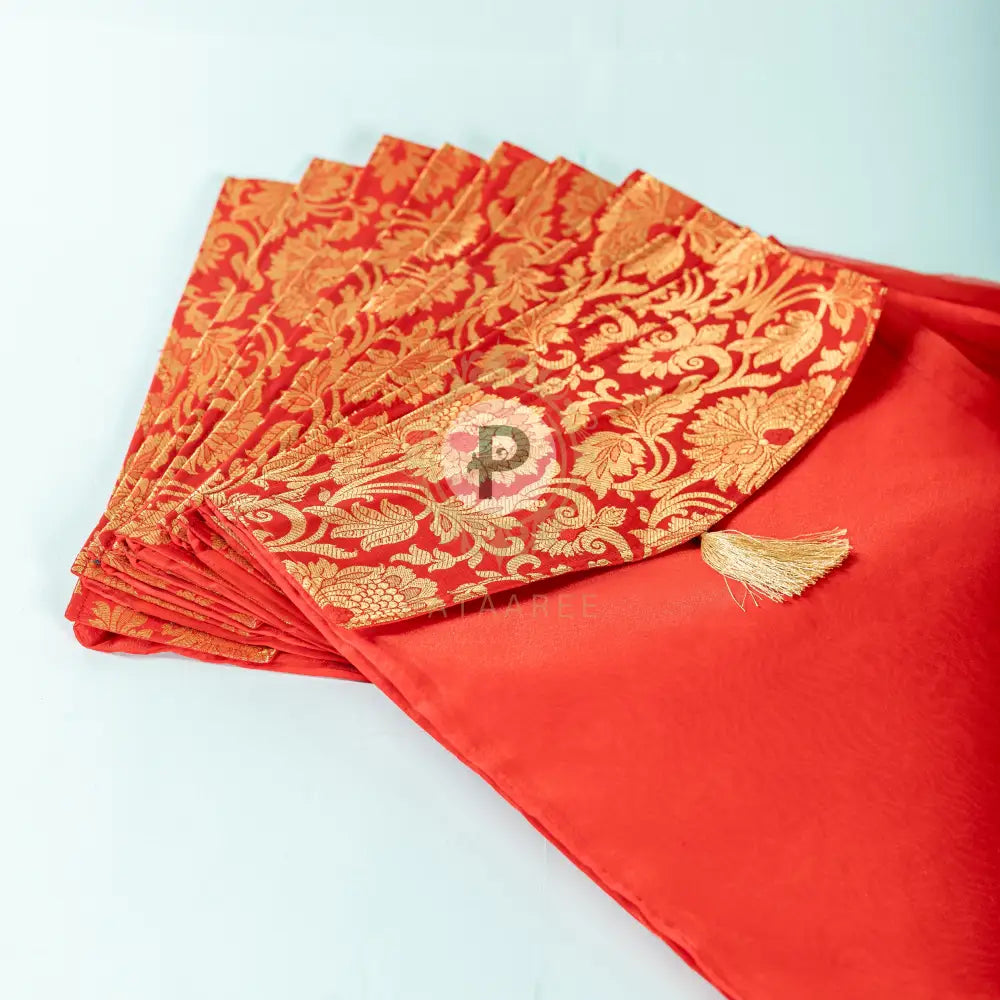 Red Brocade Suit Cover