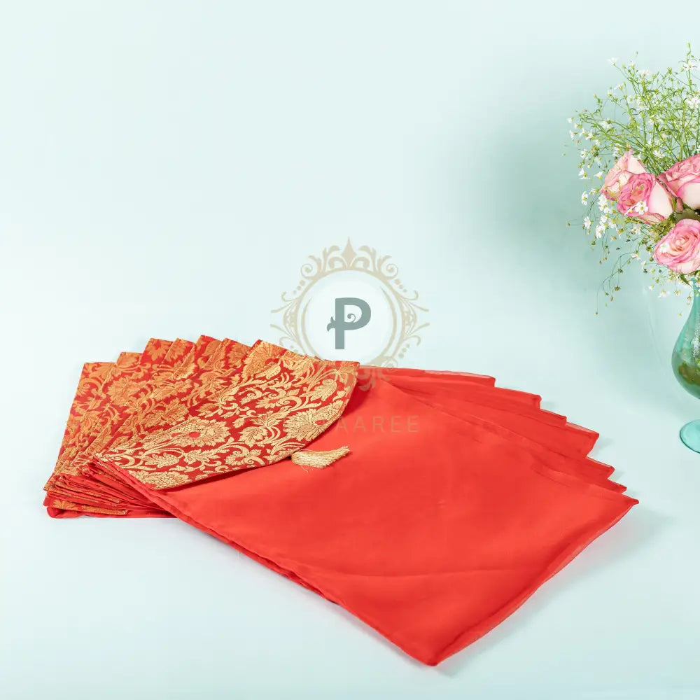 Red Brocade Suit Cover