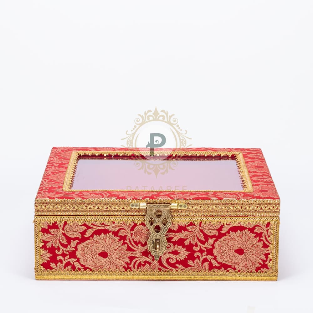 Red Dupatta Box Bridal Accessory