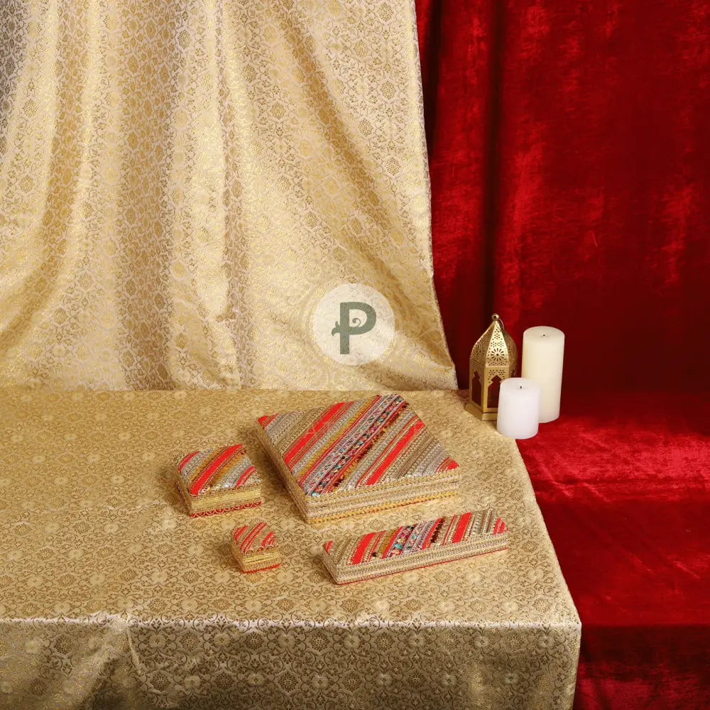 Red & Gold Satrangi Jewellery Gifting Set Gifting Box Set