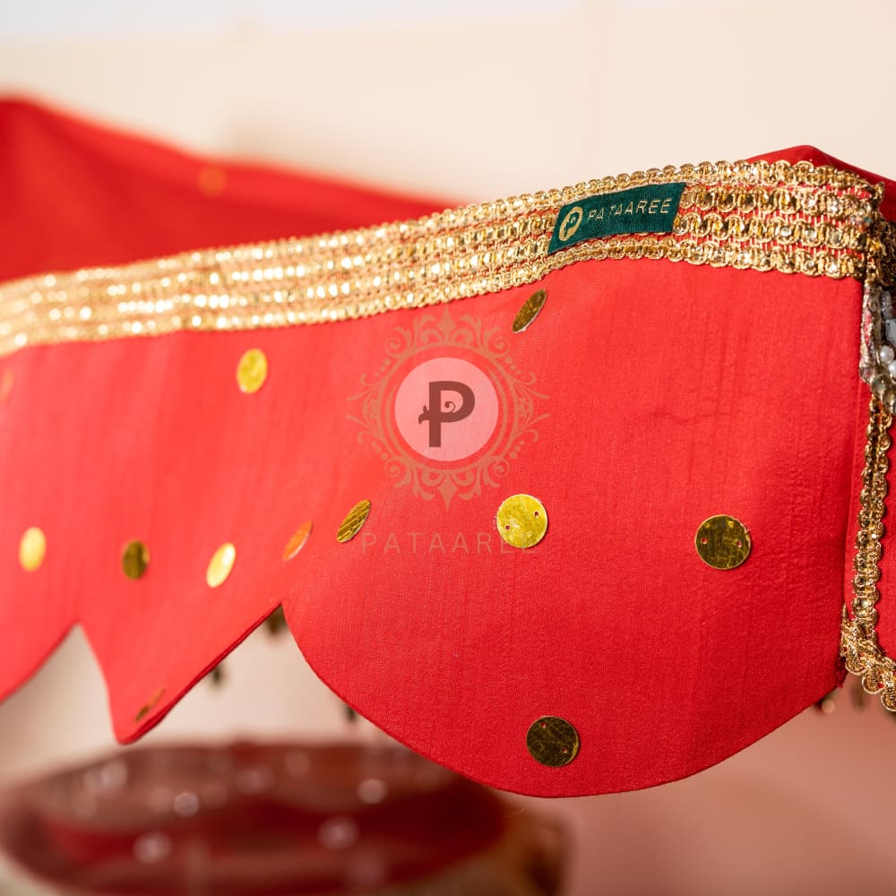 Red Haldi Chadar