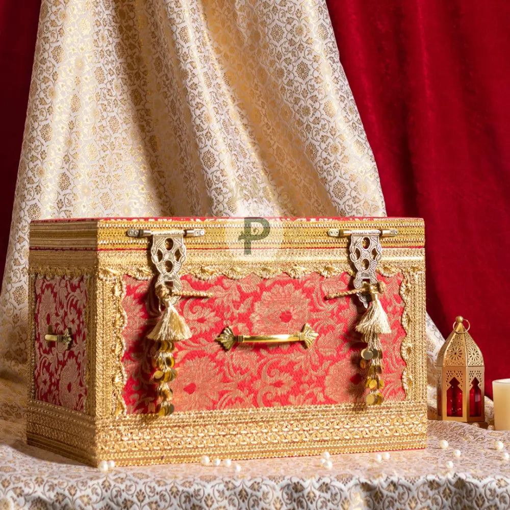 Red Trousseau Trunk