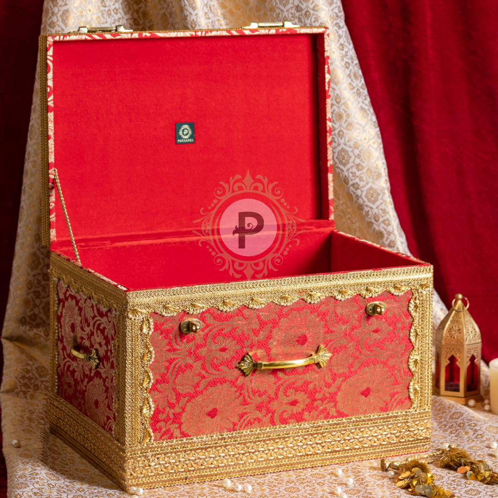 Red Trousseau Trunk