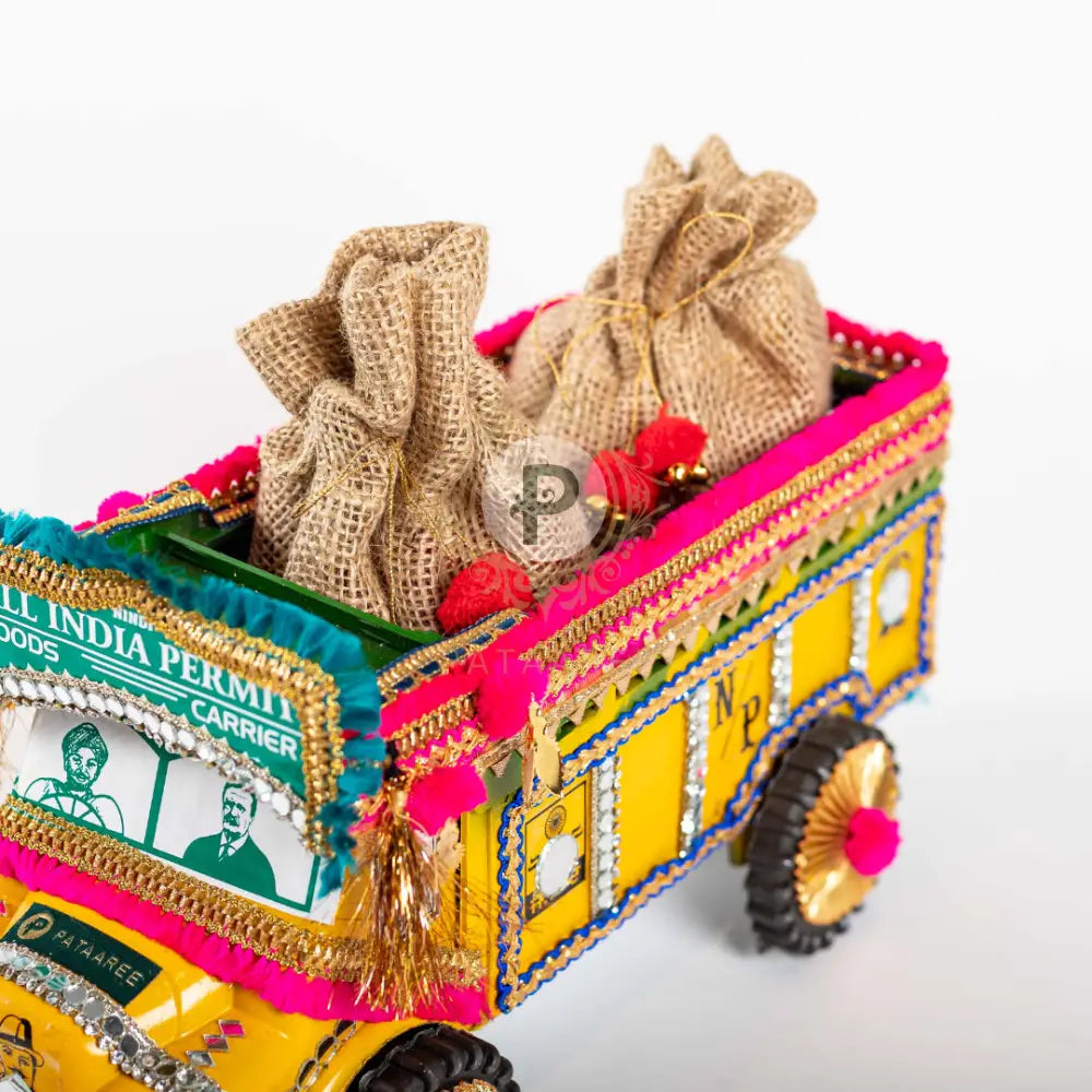 Small Truck With 2 Small Jute Potli