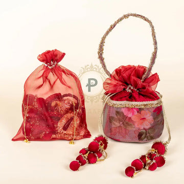 Sundar Mundari Parandi & Potli Set Parandi