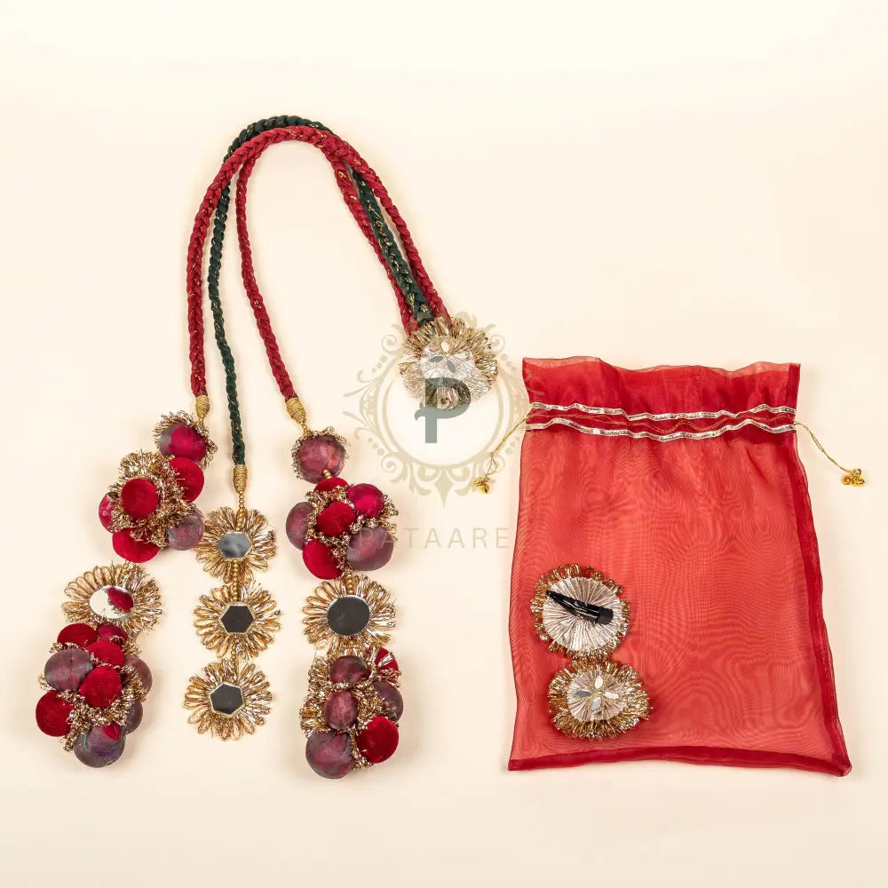 Sundar Mundari Parandi & Potli Set Parandi