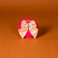 Surati Bow Favor Bag in Hot Pink Silk