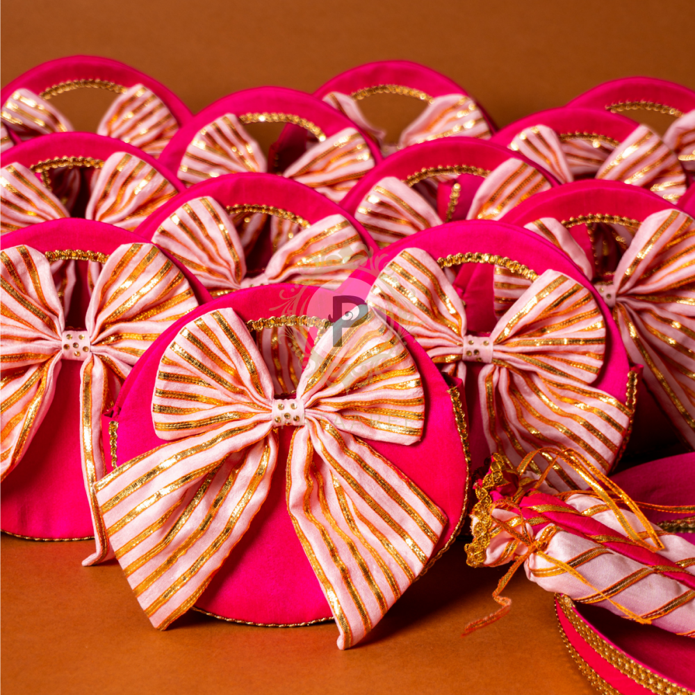 Pastel Pink Bridesmaid Favor Bag