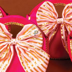 Surati Pink Bow Favor Bag