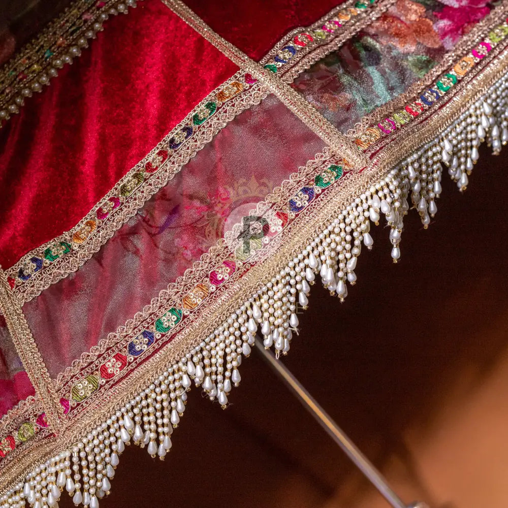 Surkh Bridal Entry Umbrella Wedding Umbrella