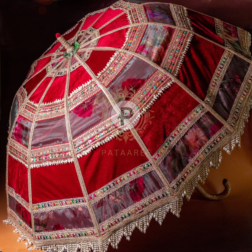 Surkh Bridal Entry Umbrella Wedding Umbrella