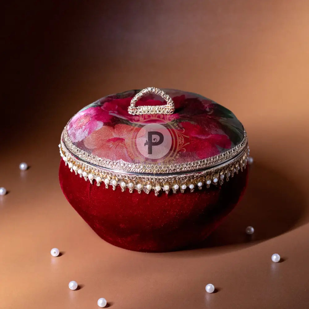 Surkh Ladoo Box (1kg Round) Ladoo Box