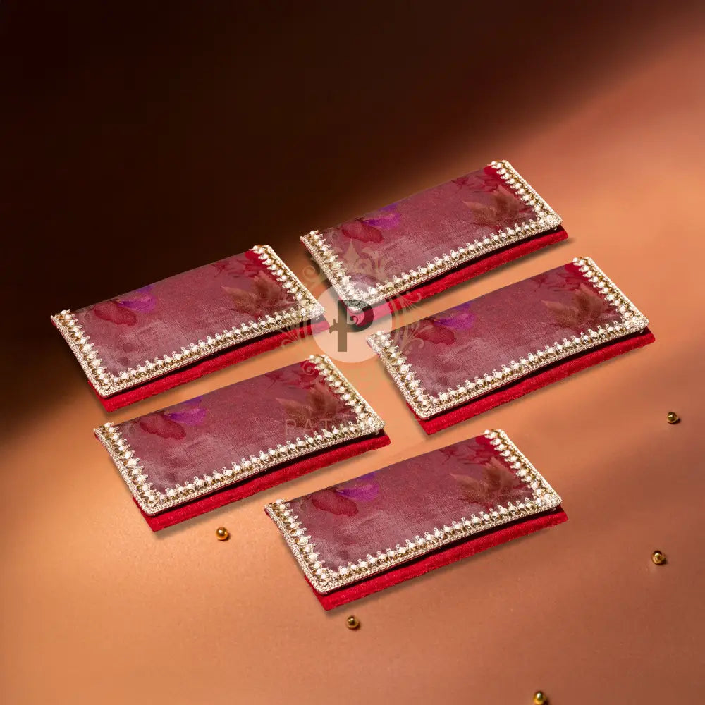 Surkh Shagun Envelope Set of 5 Envelope