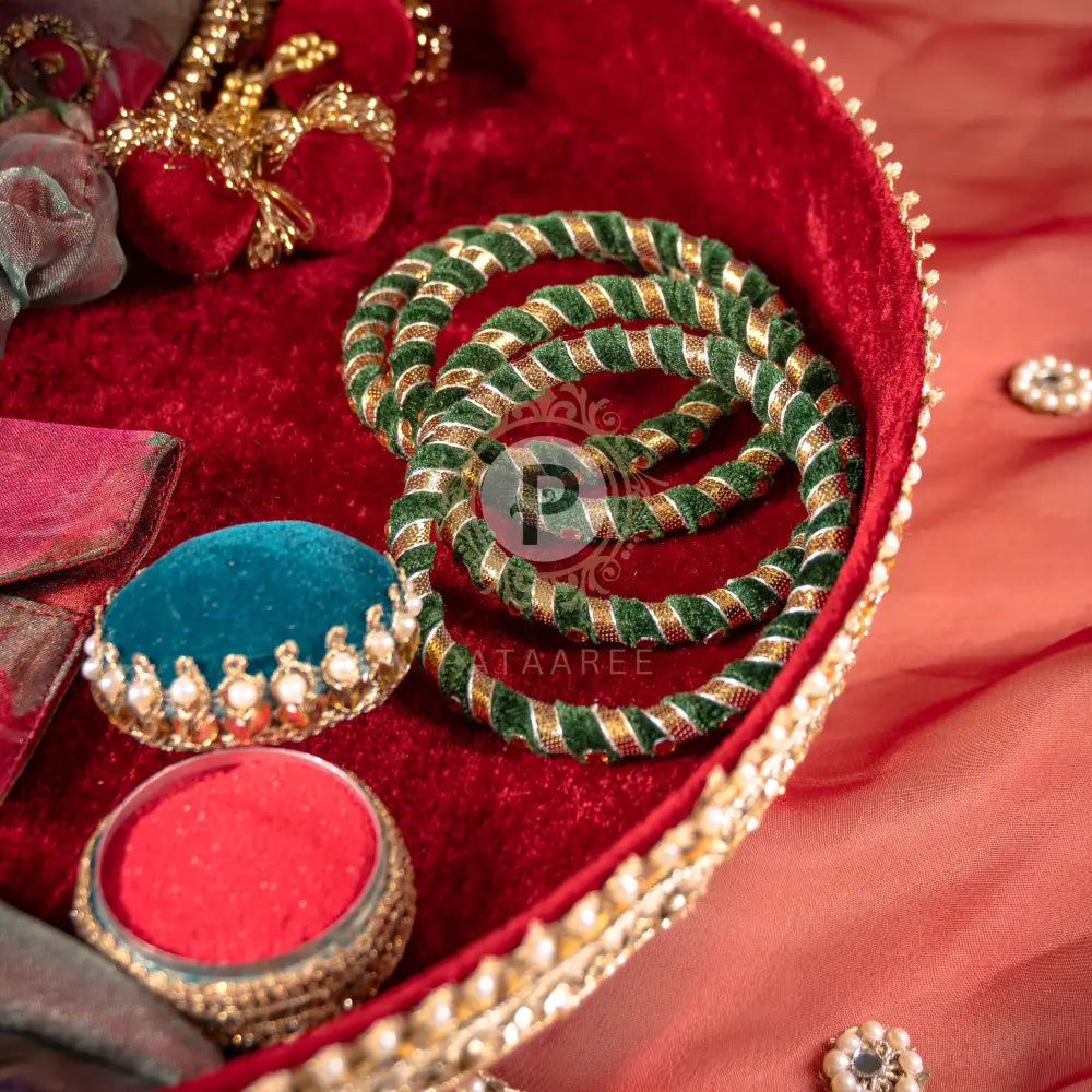 Surkh Teej Set Teej Set