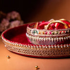 Surkh Thaal with Chura Bowl Thaal & Bowl