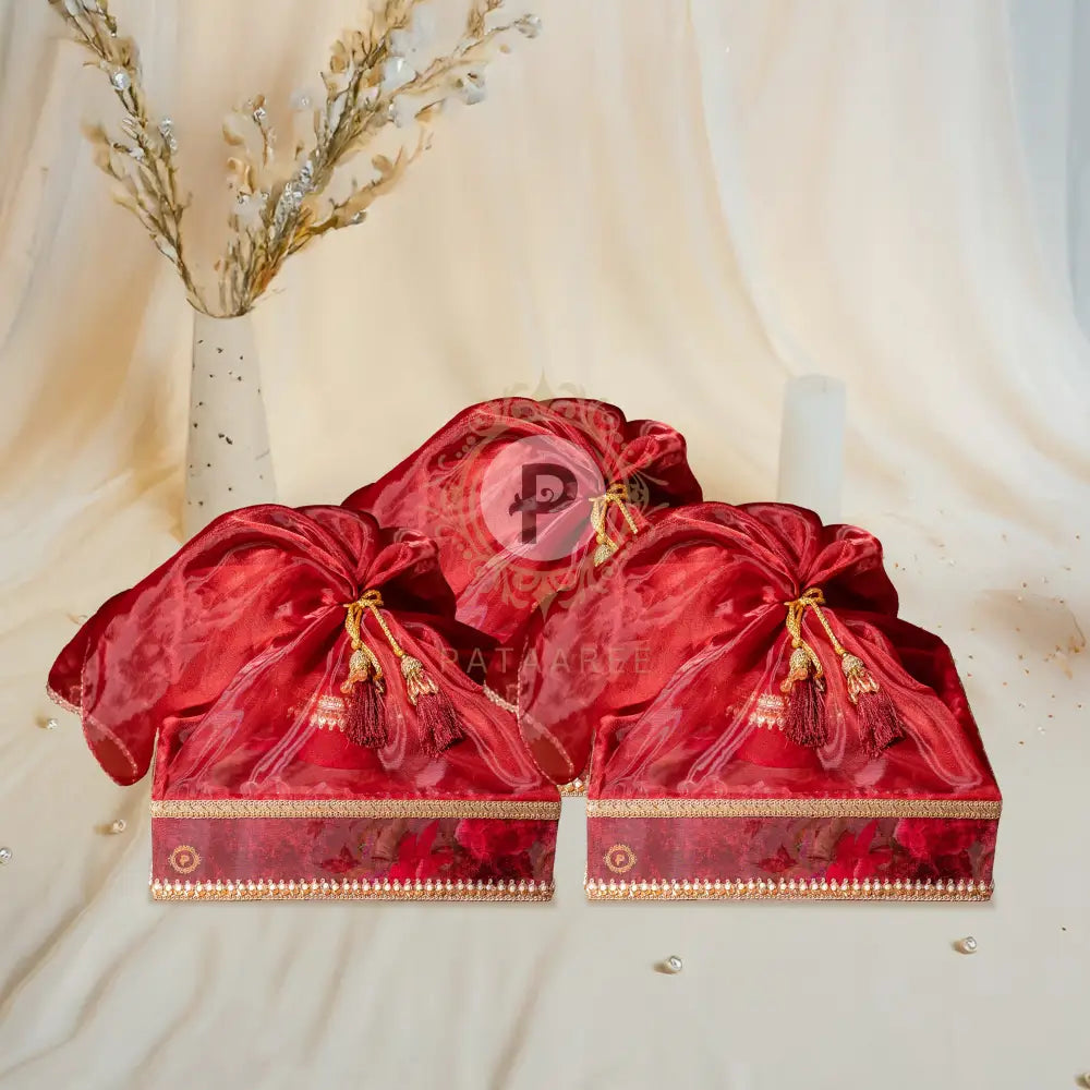 Surkh Tray Tissue Basket Set of 3 Tissue Basket