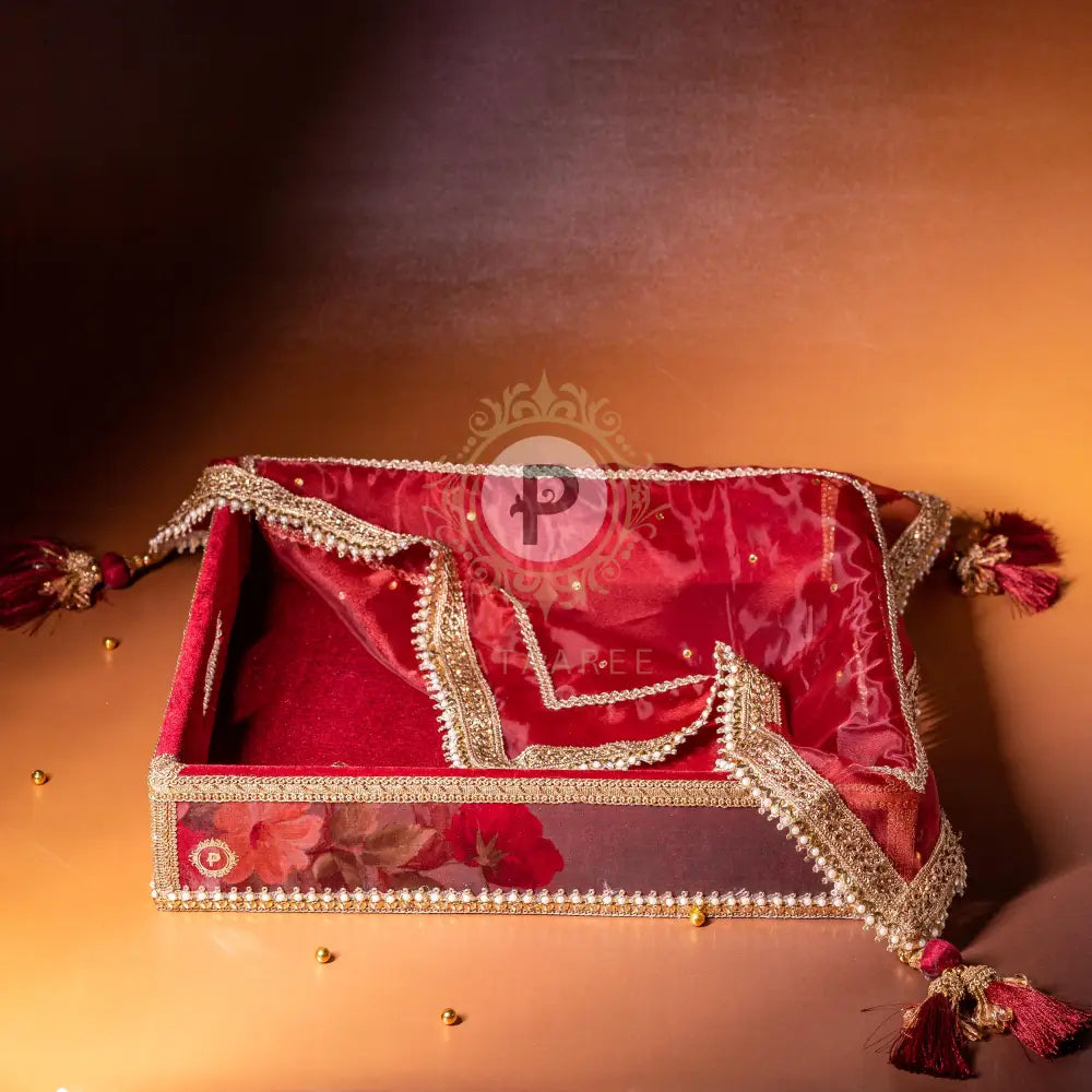 Surkh Tray with Cover Tray with Cover