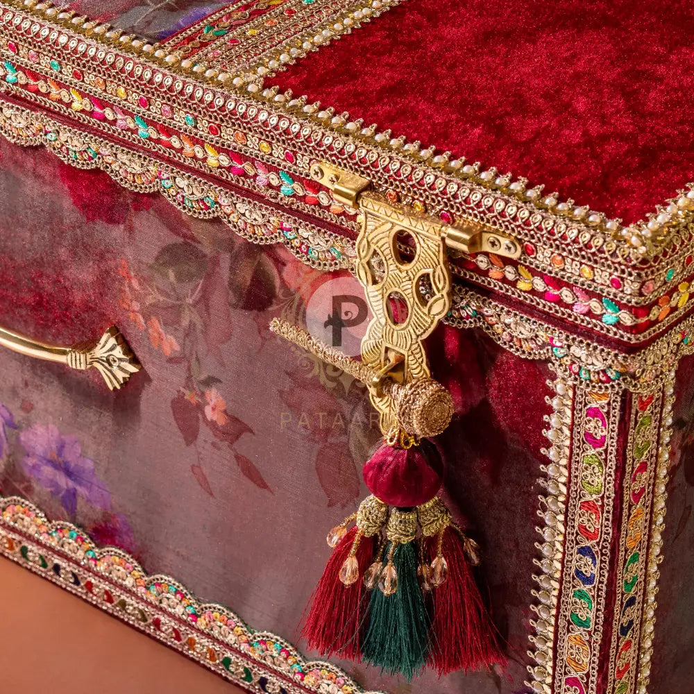 Surkh Trousseau Trunk Trousseau Trunk