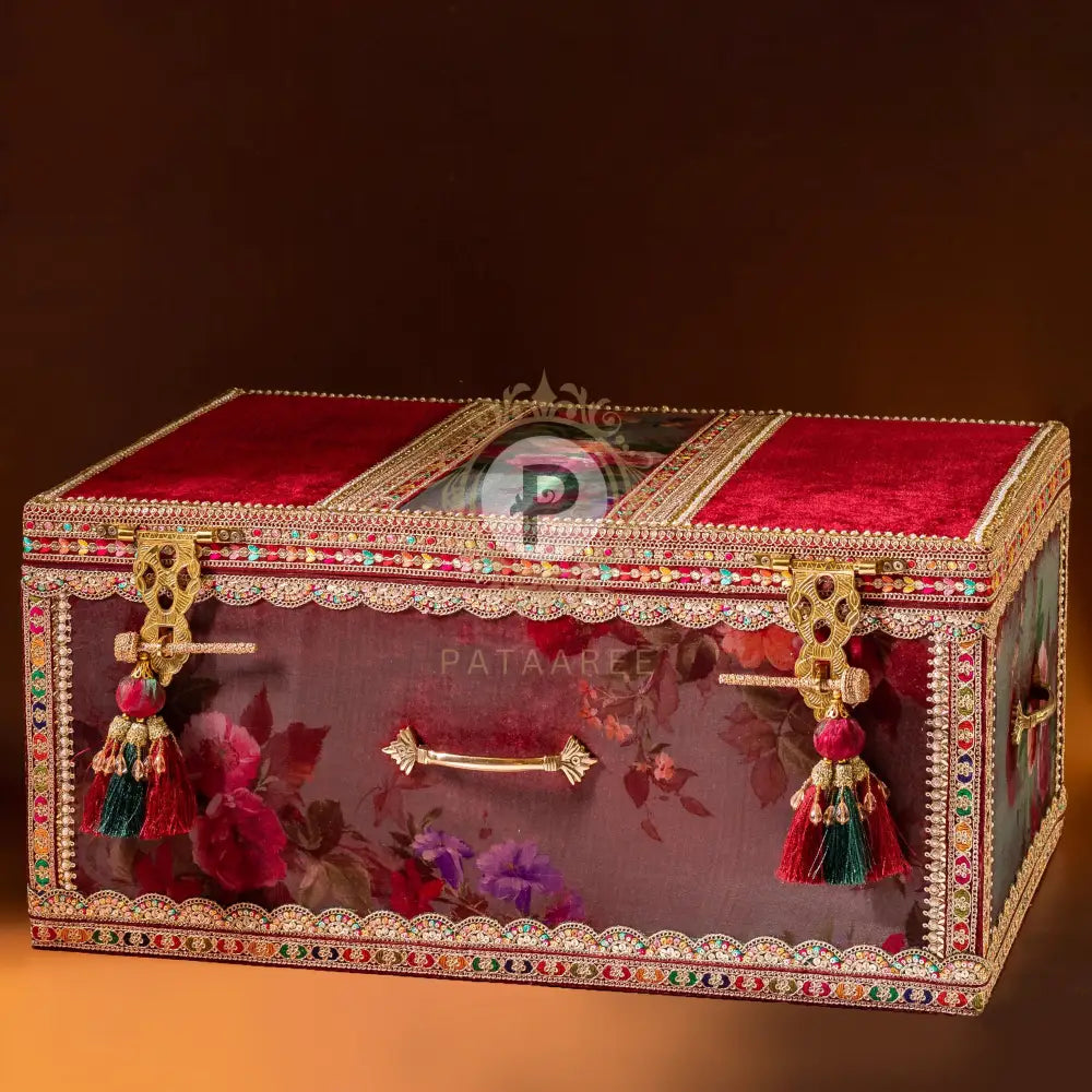 Surkh Trousseau Trunk Trousseau Trunk