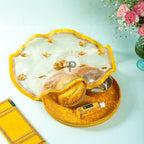 Thaal With 2 Bowls Cover And Oil Bottle