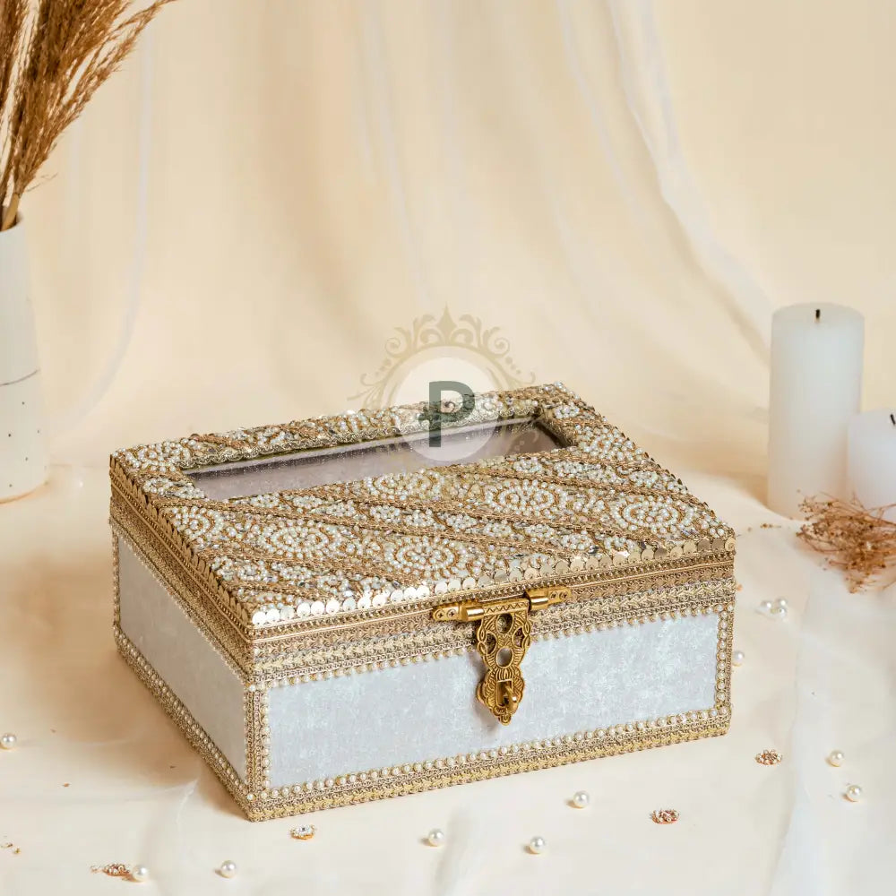 Zehra Chura Kaleera Box Ivory