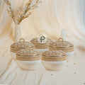 Zehra Ivory Ladoo Box 1kg Set of 5 Ladoo Box