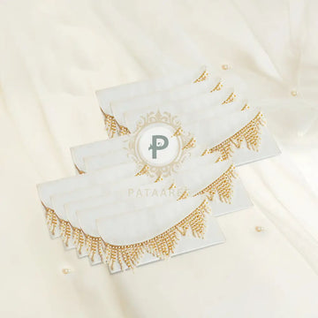 Zehra Ivory Shagun Envelope – Set of 20 Envelope