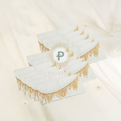 Zehra Ivory Shagun Envelope – Set of 20 Envelope