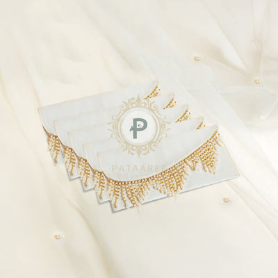 Zehra Ivory Shagun Envelope – Set of 5 Envelope
