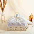 Zehra Tray Tissue Basket Ivory