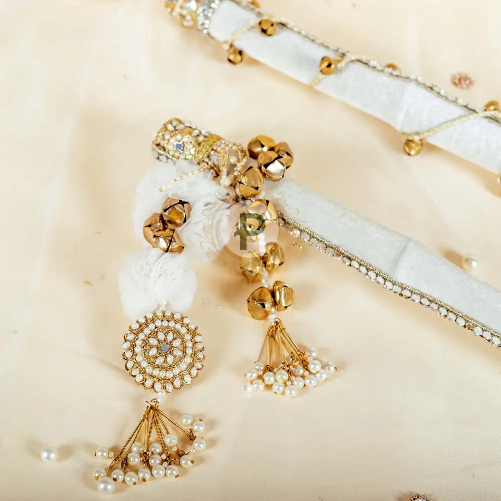 Zehra Long Danda With Ghungroo (For Brass Matka)