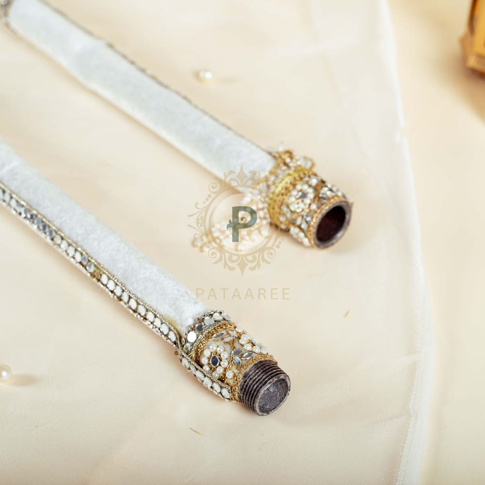 Zehra Long Danda With Ghungroo (For Brass Matka)