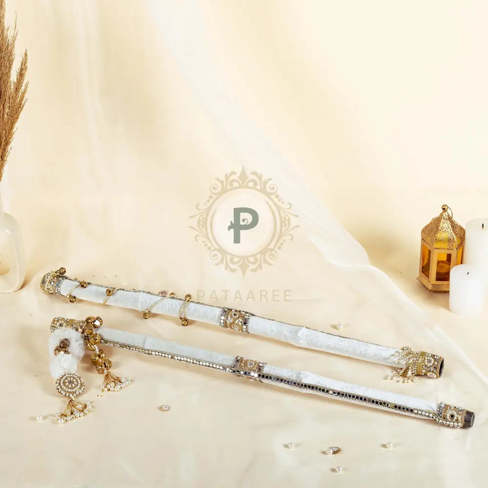 Zehra Long Danda With Ghungroo (For Brass Matka)