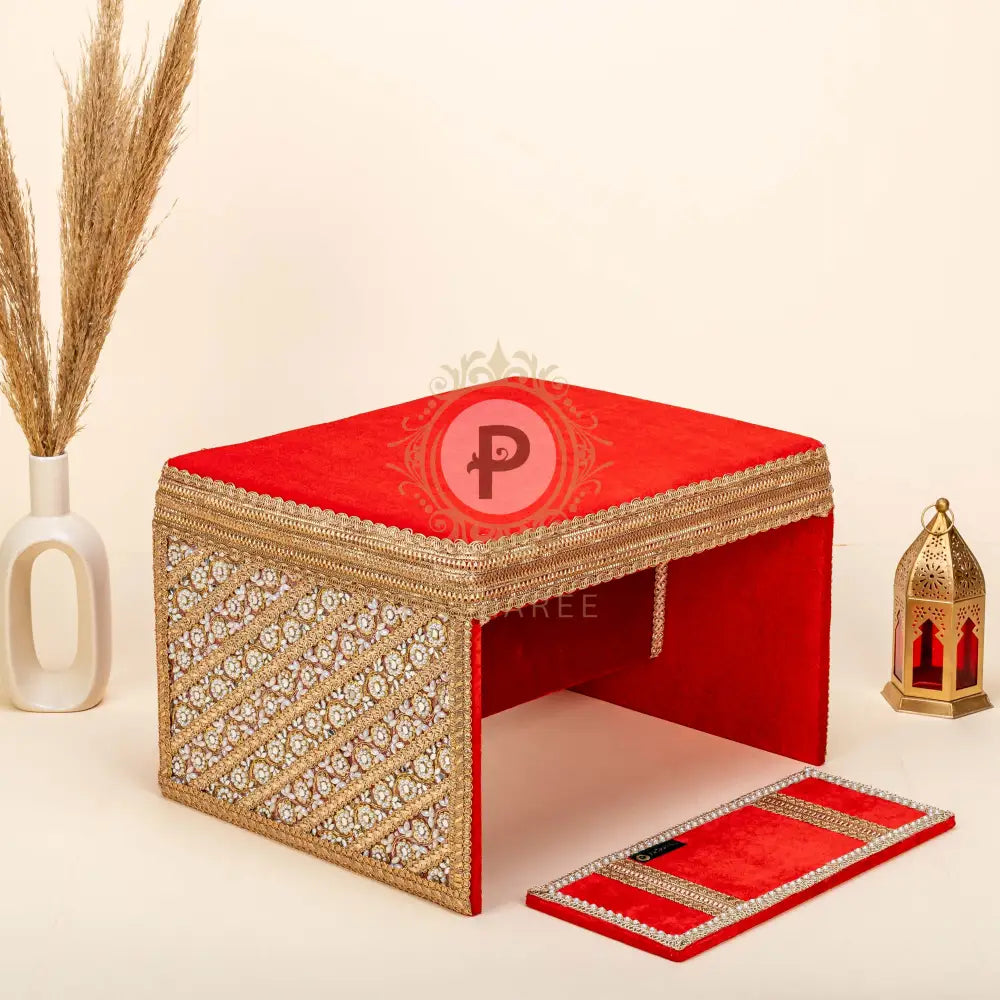 Zehra Red Haldi/Mehendi Set - Double Saver Mehandi Set