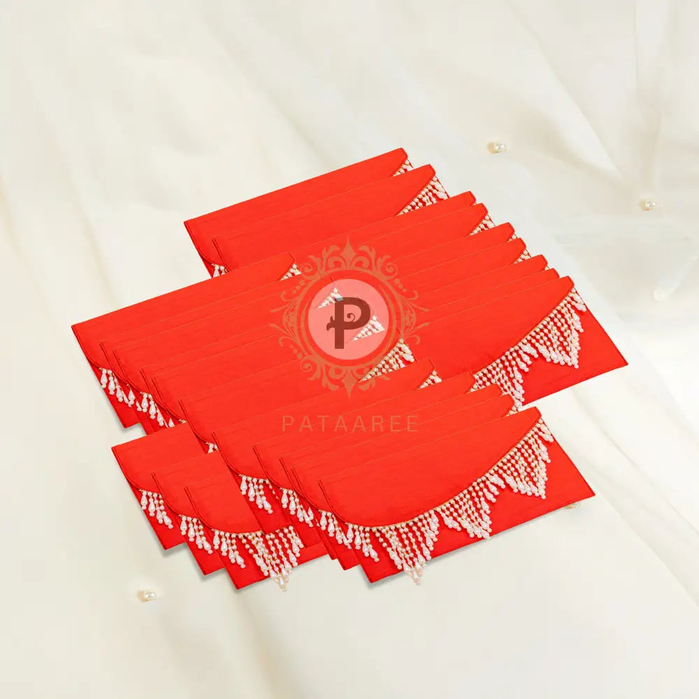 Zehra Red Shagun Envelope – Set of 20 Envelope