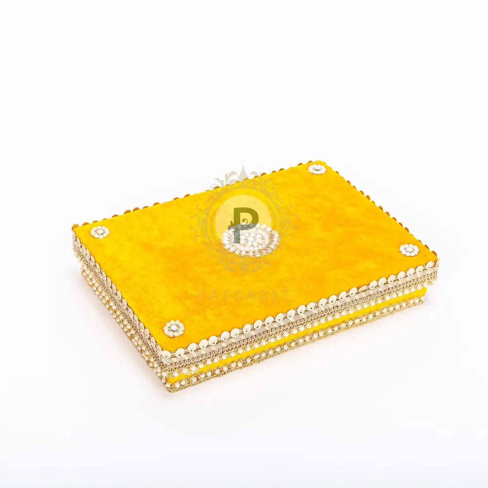 Zehra Barfi Box Yellow